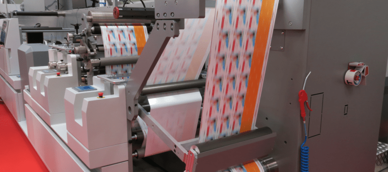 Flexographic printing machine