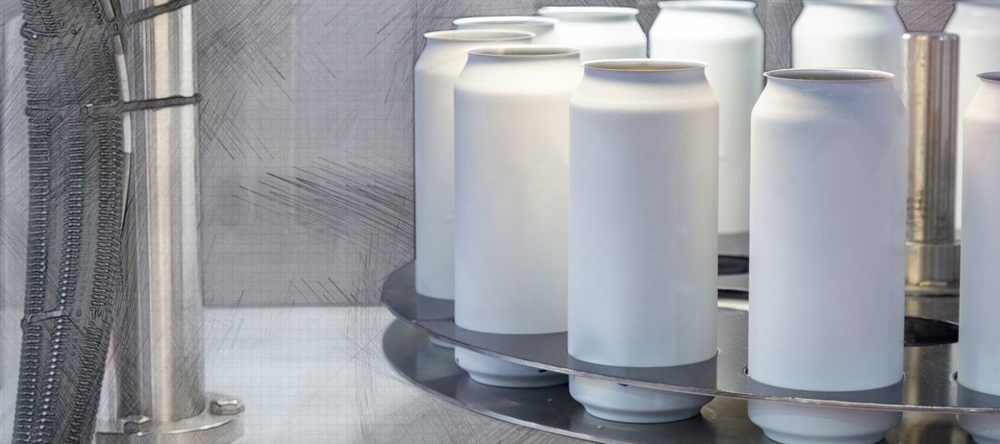 Metal components in a manufacturing plant