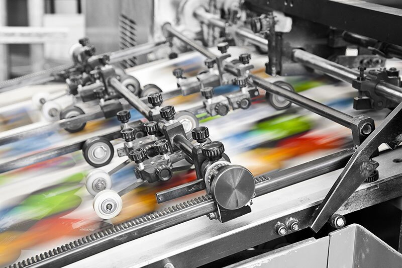 parts washer for printing press components