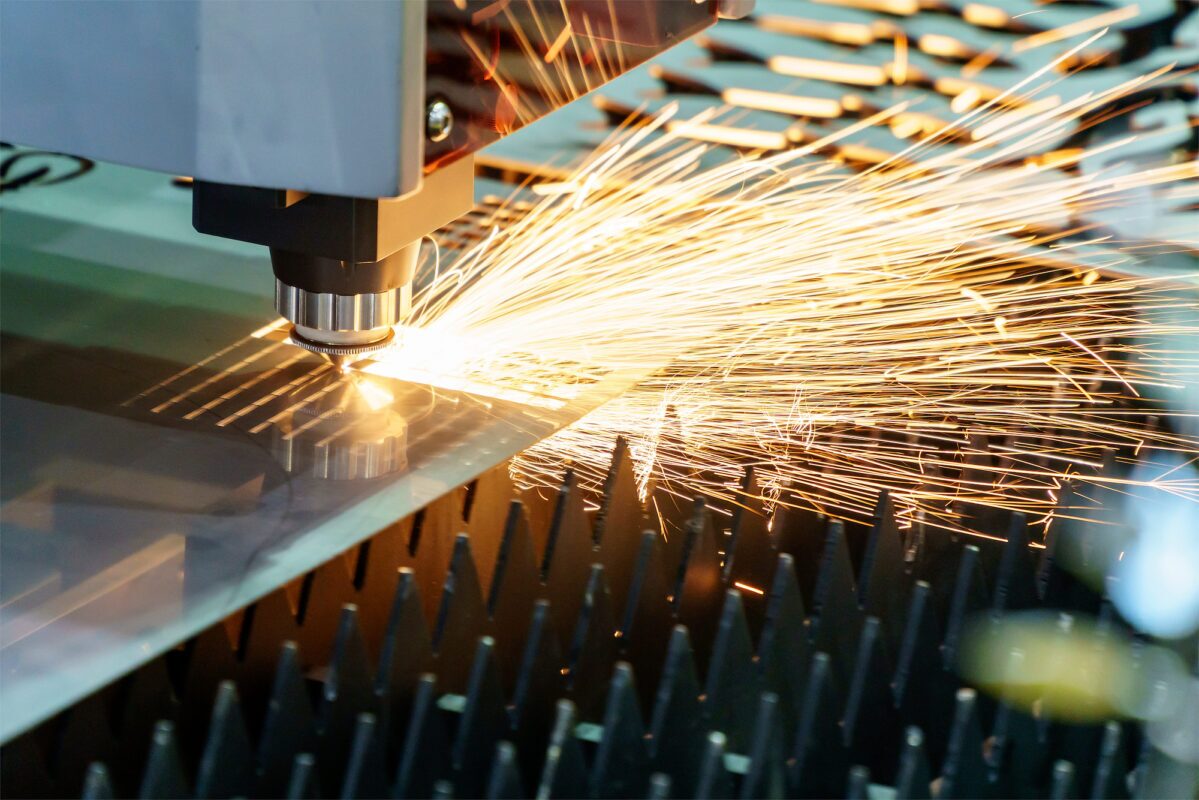 Fibre laser cutting machine as a hi-tech example