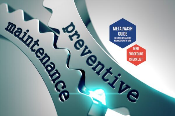 Wording preventative maintenance on a cog